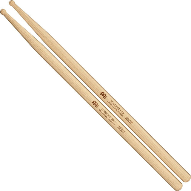 Meinl Concert HD1 Drumstick Hickory Round Wood Tip Pair