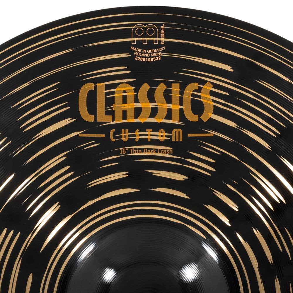Meinl Classics Custom Dark Thin Crash Cymbal 16"
