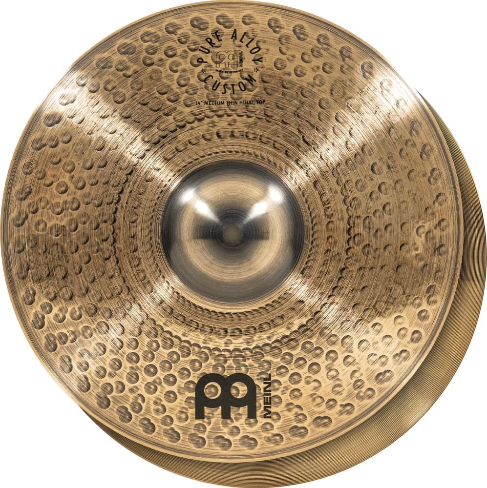 Meinl Pure Alloy Custom Medium Thin Hats Cymbal 14