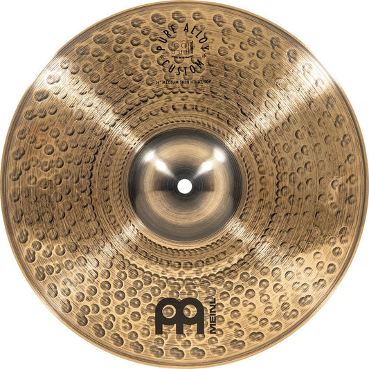 Meinl Pure Alloy Custom Medium Thin Hats Cymbal 14