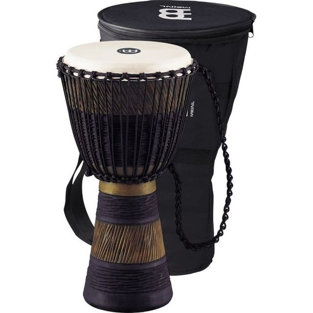 Meinl African Style Rope Tuned Djembe 12 Large + Bag Earth Series
