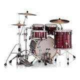 Pearl Masters Maple MM6 4pc Drum Set w/22x16BD w/Standard R2 Mounts Red Oyster Swirl