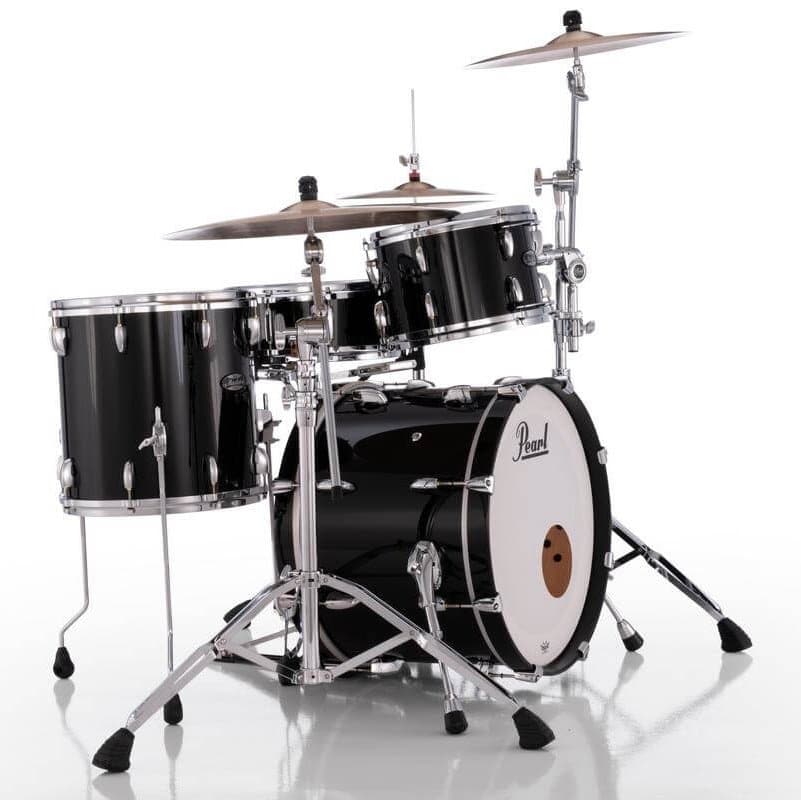 Pearl Masters Maple MM6 3pc Drum Set 20/12/14 w/Standard R2 Mounts Piano Black