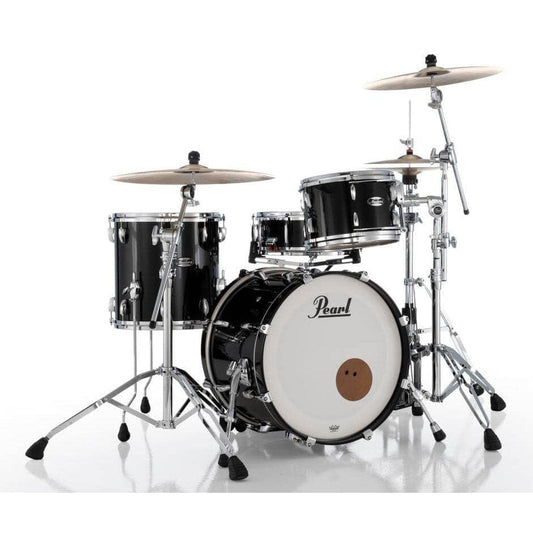 Pearl Masters Maple MM6 3pc Drum Set 20/12/14 w/Standard R2 Mounts Piano Black