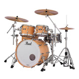 Pearl Masters Maple/Gum 4pc Drum Set Hand Rubbed Natural Finish