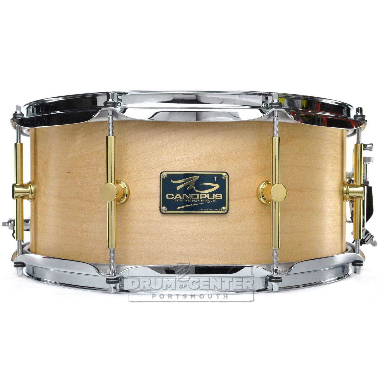 Canopus 'The Maple' 10ply Snare Drum 14x6.5 Natural Oil | DCP