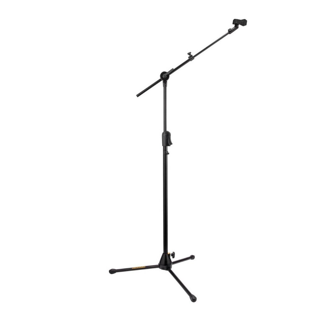 Hercules EZ Clutch Tripod Microphone Stand w/Telescoping Hideaway 2-in-1 Boom