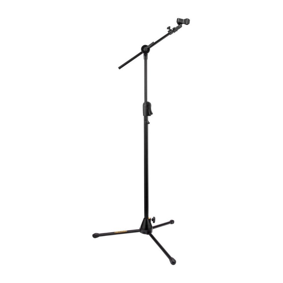 Hercules EZ Clutch Tripod Microphone Stand w/Telescoping Hideaway 2-in-1 Boom