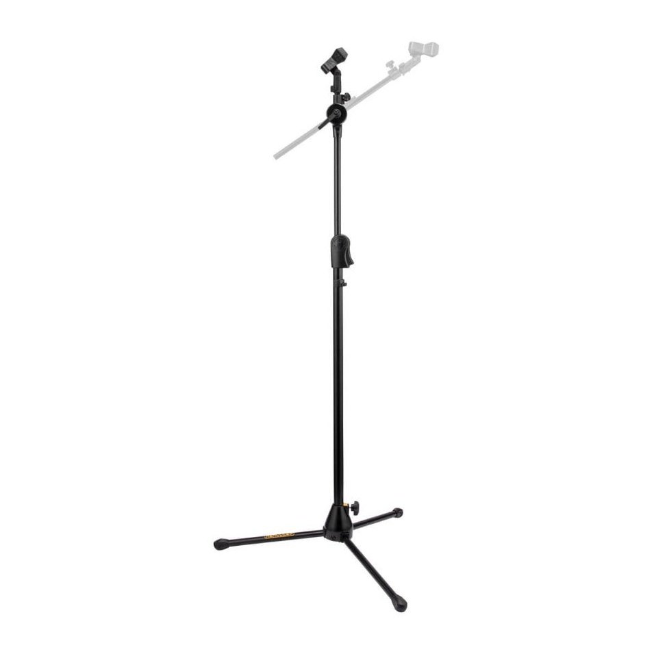 Hercules EZ Clutch Tripod Microphone Stand w/Telescoping Hideaway 2-in-1 Boom