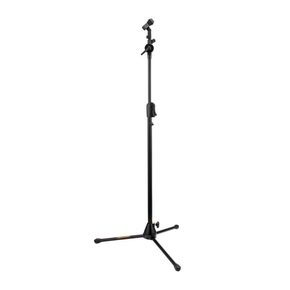 Hercules EZ Clutch Tripod Microphone Stand w/Telescoping Hideaway 2-in-1 Boom