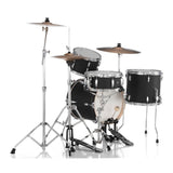 Pearl Midtown 4pc Drum Set Matte Asphalt Black w/Hardware