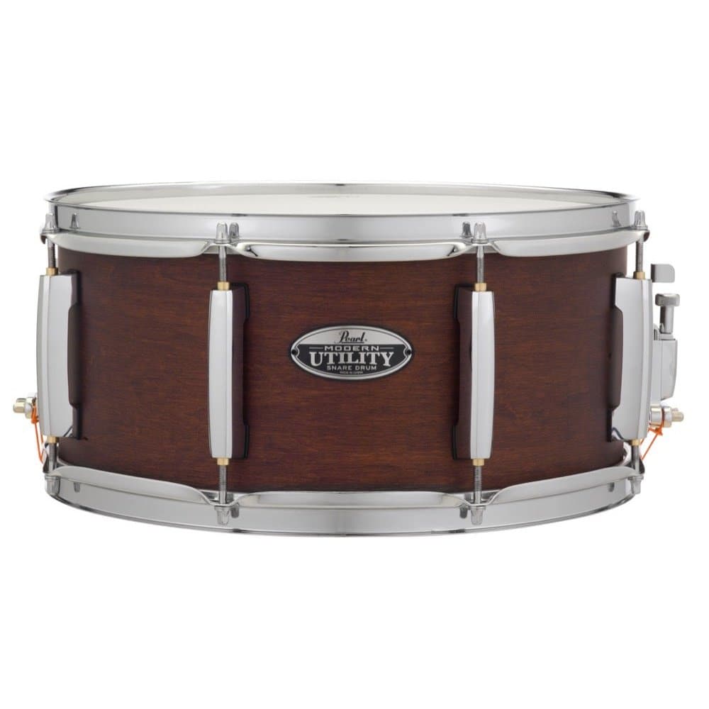 Pearl Modern Utility 14"x6.5" Snare in Satin Brown