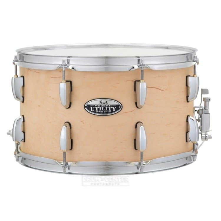Pearl Modern Utility Maple Snare Drum 14x8 Matte Natural - MUS1480M224