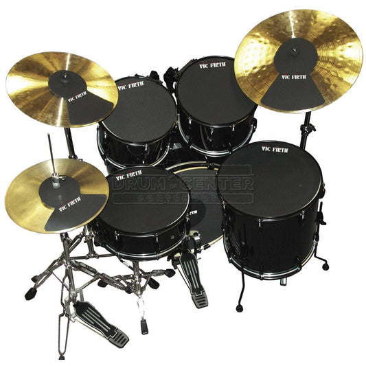 Vic Firth Drum Mute Prepack 5 - 10, 12, 14, 14, 20, HH, Cym (2)