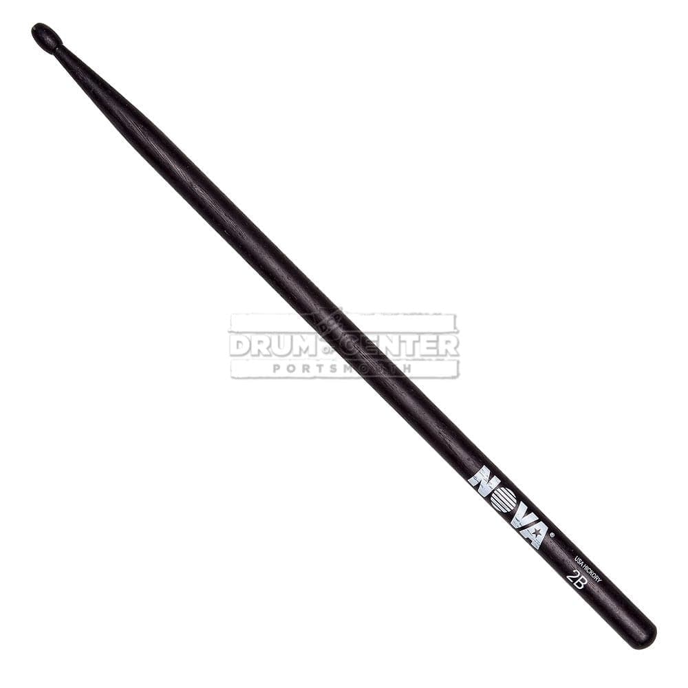 Vic Firth NOVA 2B Black Drum Sticks - 12 Pair Brick
