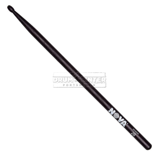Vic Firth NOVA 2B Black Drum Sticks - 12 Pair Brick