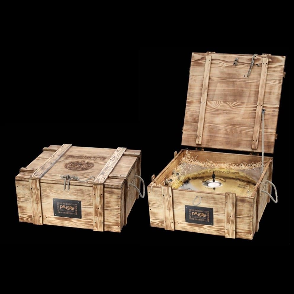 nicko mcbrain gear Paiste Nicko McBrain's Treasures Limited Edition Box Cymbal Set