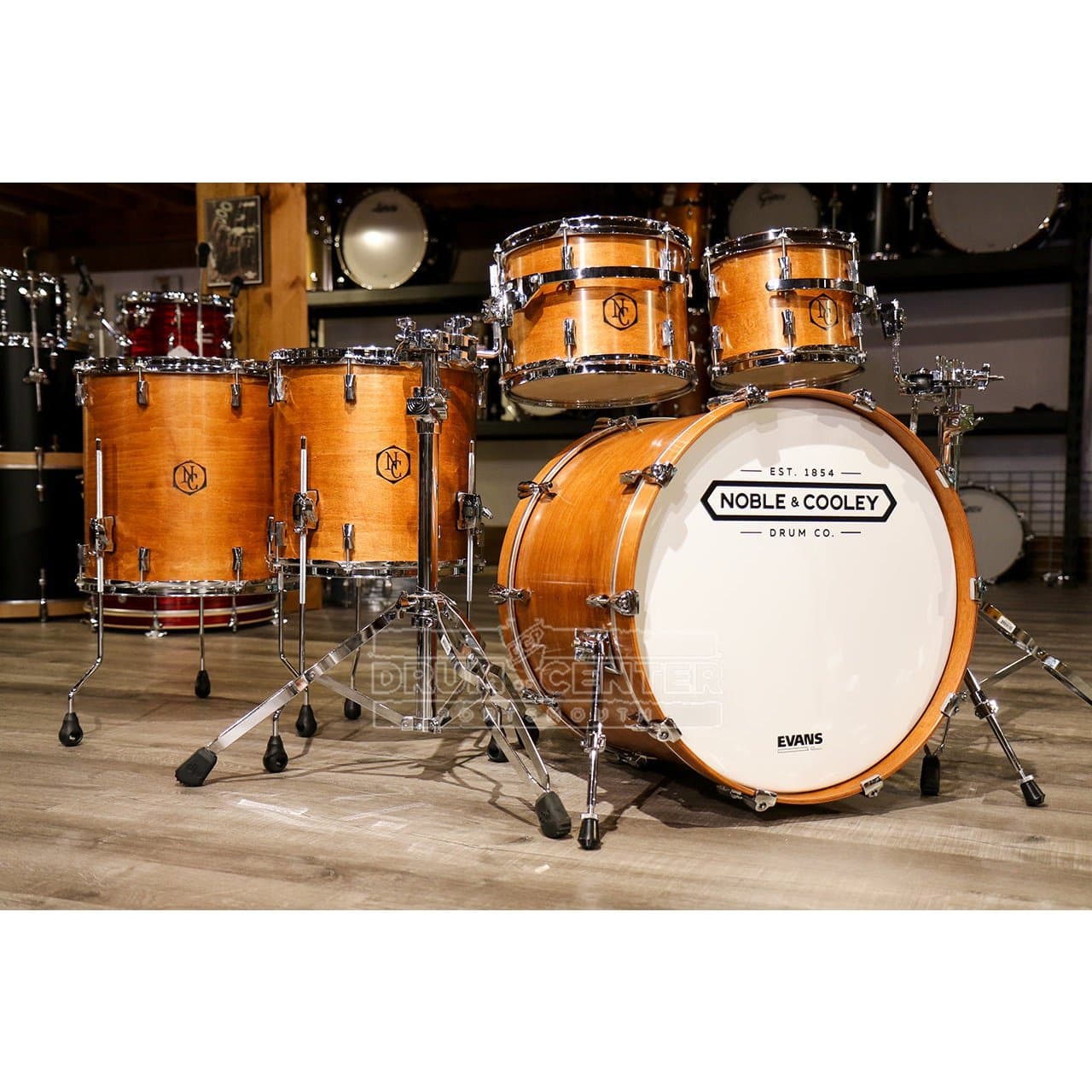 Noble and Cooley CD Maple drum set