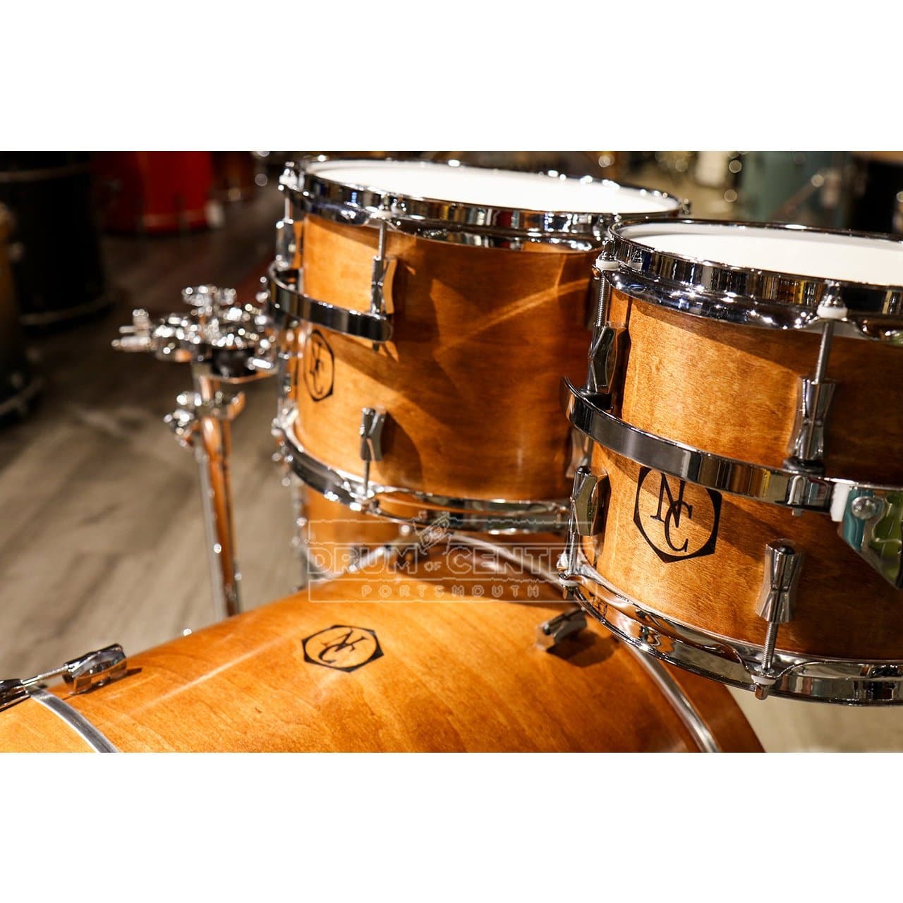 Noble & Cooley CD Maple 5pc Drum Set Honey Maple Oil