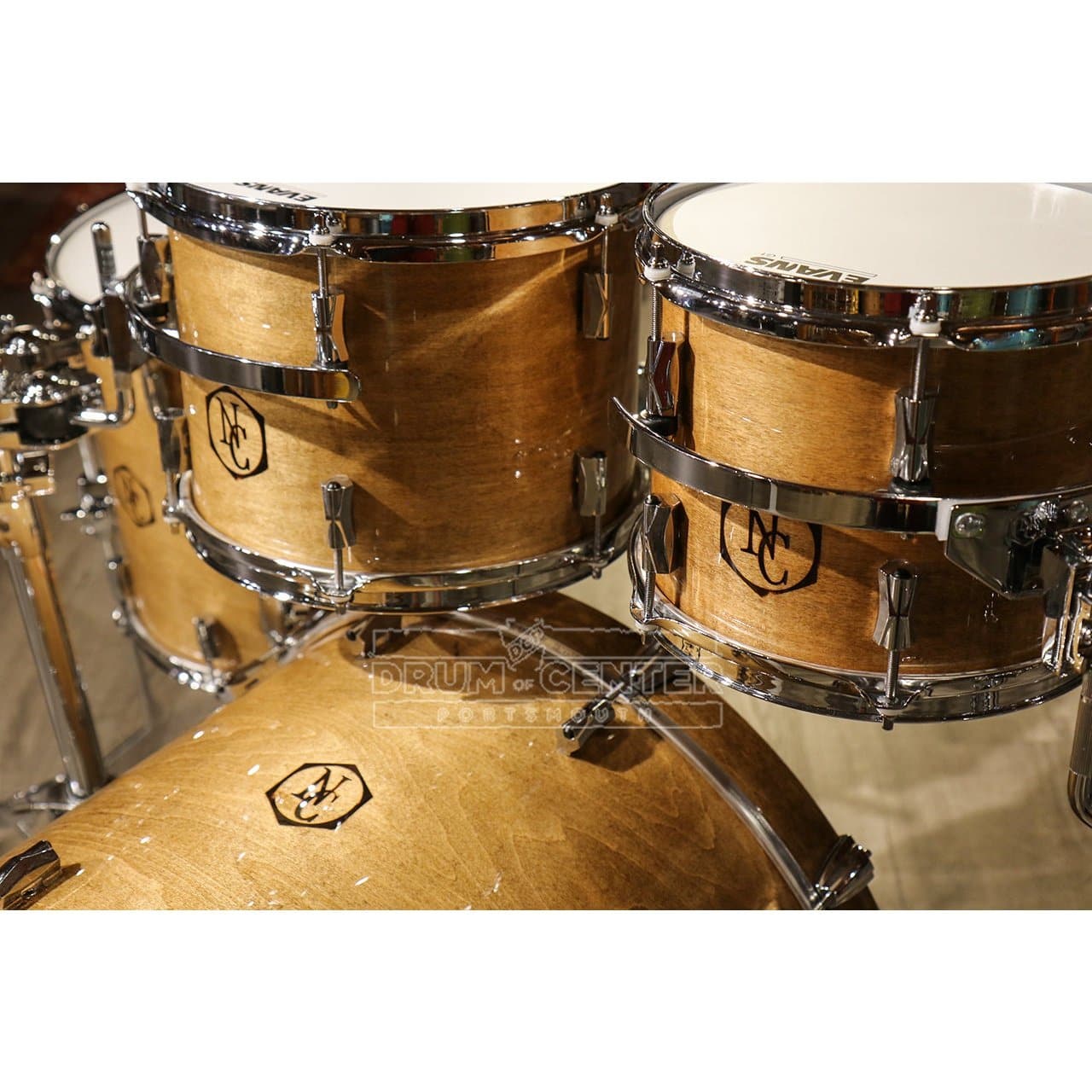 Noble & Cooley Horizon 5pc Drum Set Burnt Ale Gloss