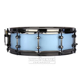 Noble & Cooley Alloy Classic Painted Snare Drum 14x4.75 Flat Baby Blue w/Black Hw