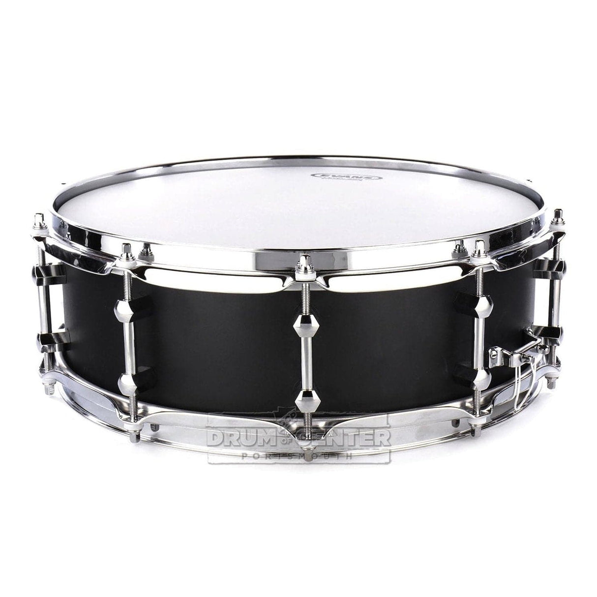 Noble & Cooley Alloy Classic Snare Drum 14x4.75 Black w/Chrome Hardware