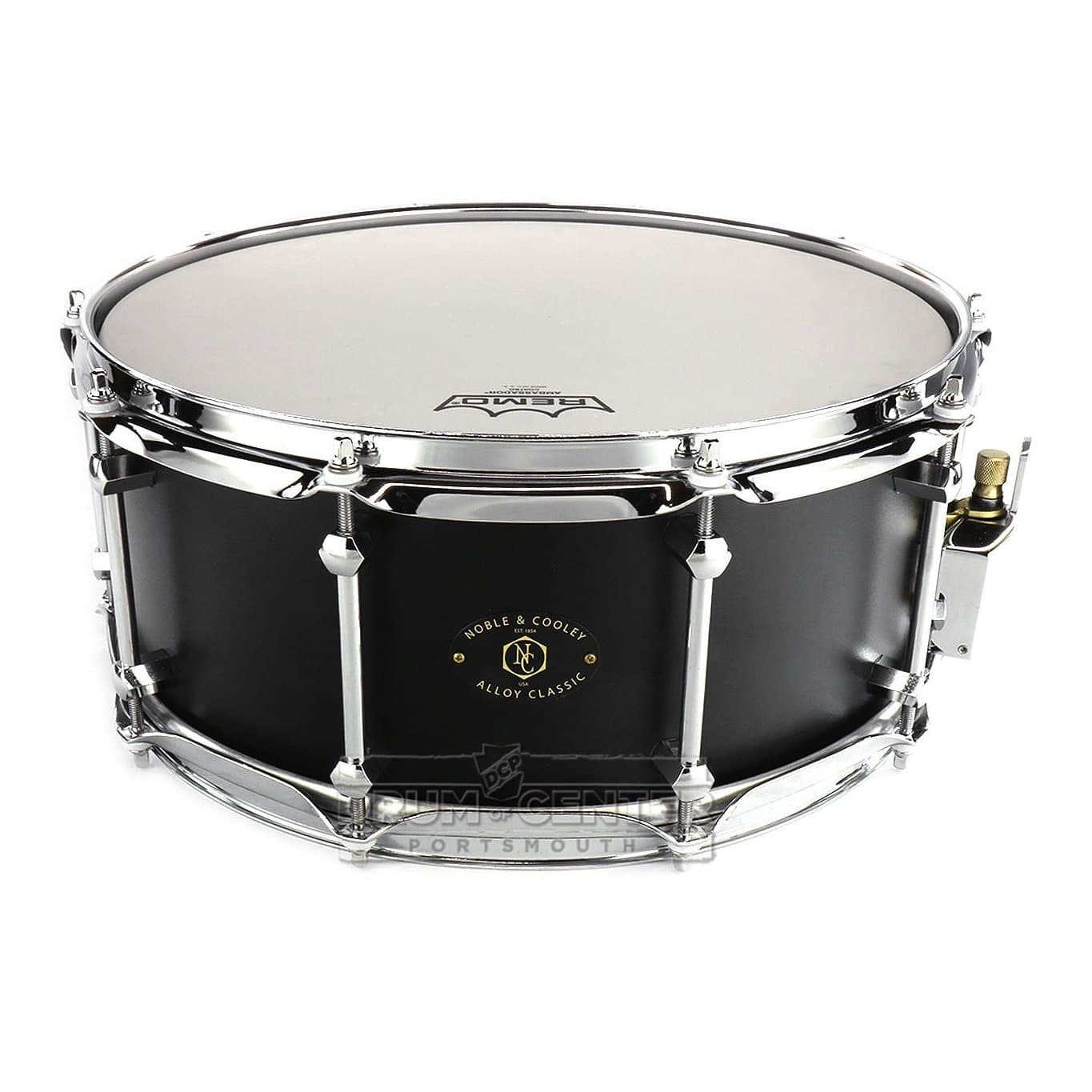 Noble & Cooley Alloy Classic Snare Drum 14x6 Black/Chrome