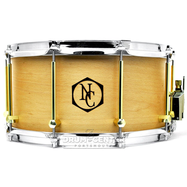 Noble & Cooley Solid Shell Classic Beech Snare Drum 14x7 Natural Oil