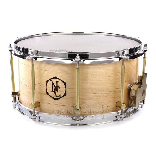 Noble & Cooley Solid Shell Classic Birch Snare Drum 14x7 Natural Oil