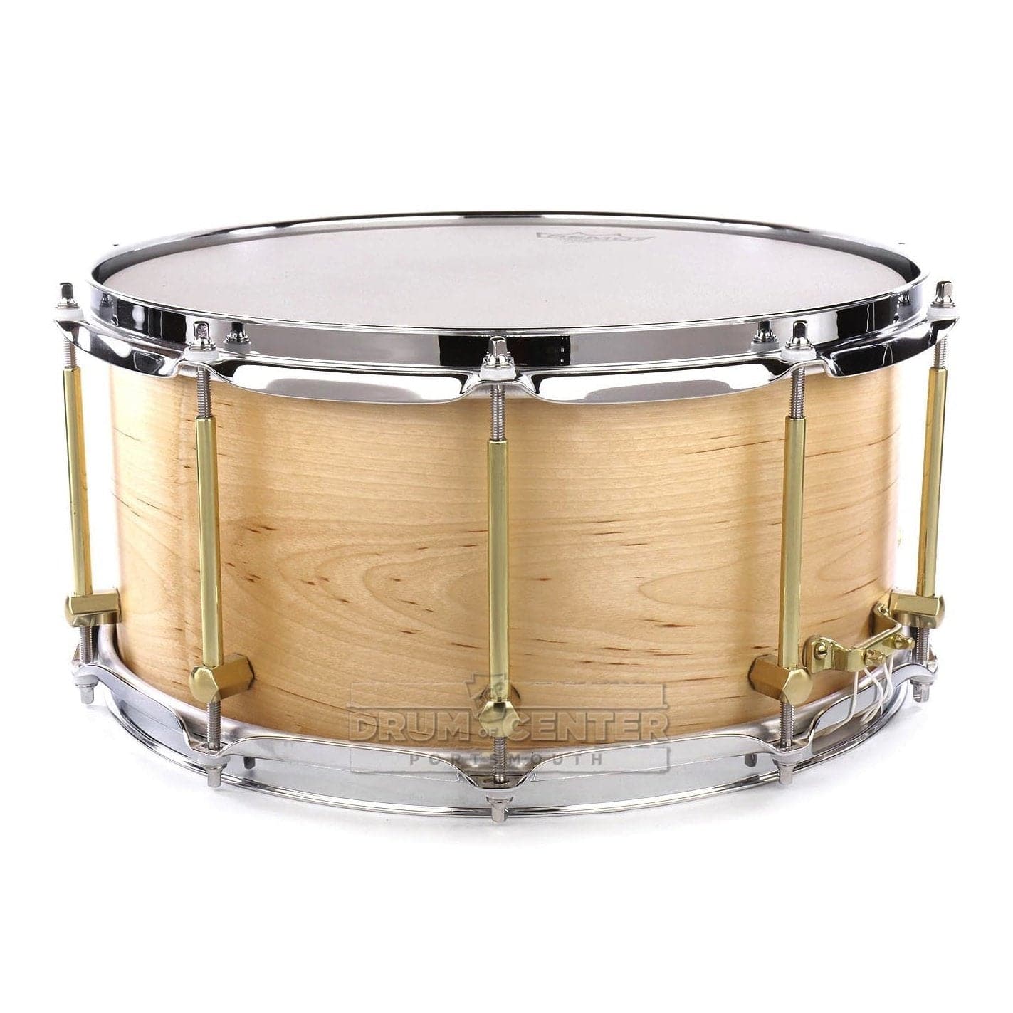Noble & Cooley Solid Shell Classic Birch Snare Drum 14x7 Natural Oil