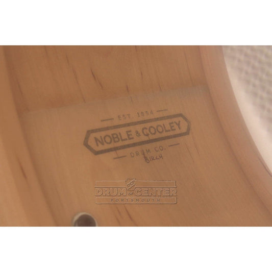 Noble & Cooley Solid Shell Classic Birch Snare Drum 14x7 Natural Oil