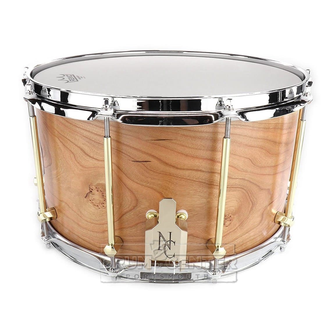 Noble & Cooley Solid Shell Classic Cherry Snare Drum 14x8 Natural Oil