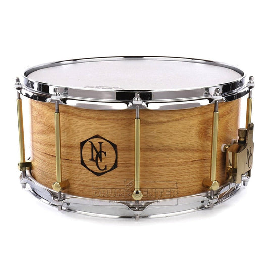 Noble & Cooley Solid Shell Classic Oak Snare Drum 14x7 Natural Oil