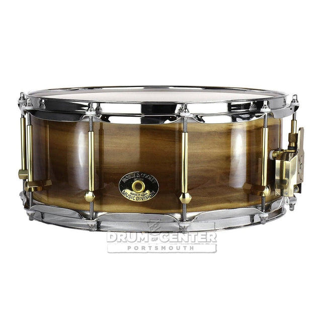 Noble & Cooley Solid Shell Classic Tulip Snare Drum 14x6 Natural Gloss w/Oval Badge