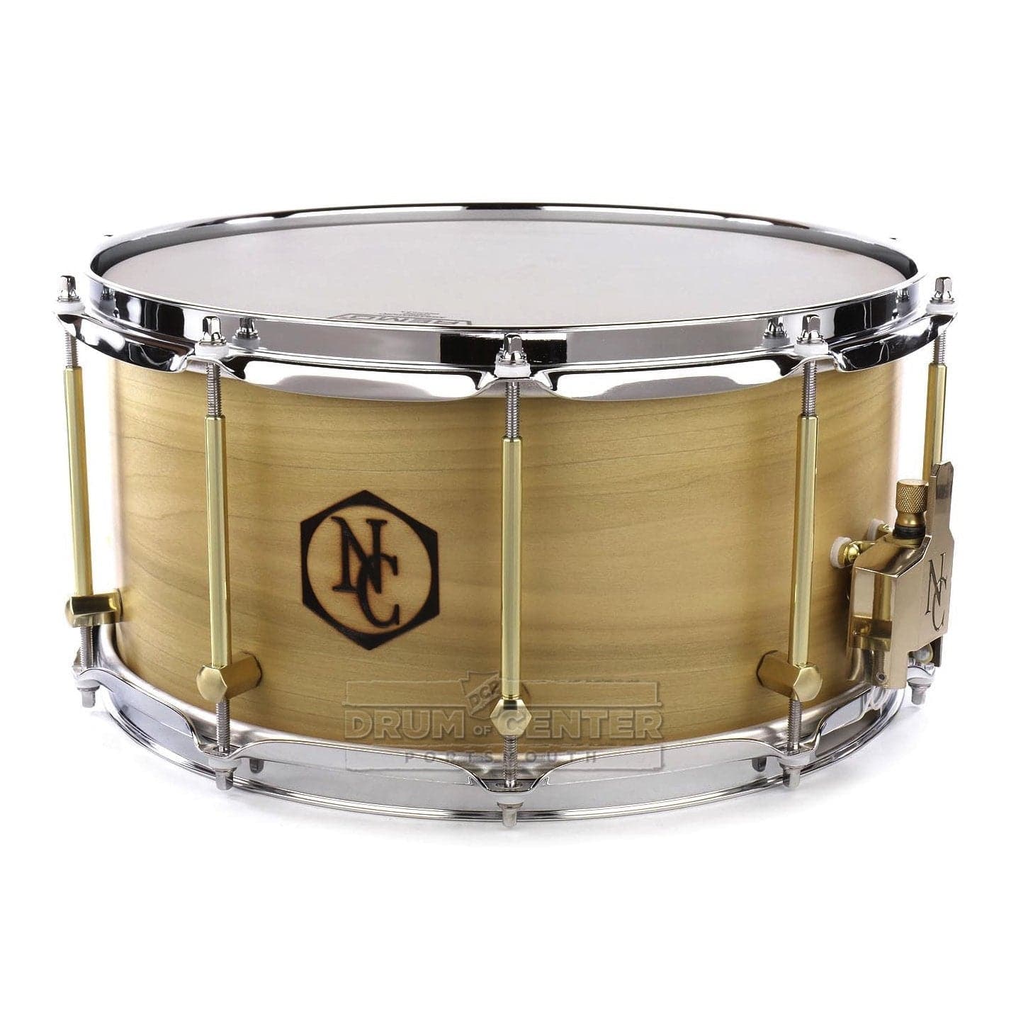 Noble & Cooley Solid Shell Classic Tulip Snare Drum 14x7 Natural Oil