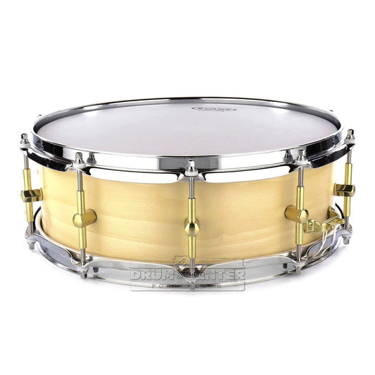 Noble & Cooley Solid Shell Classic Tulip Snare Drum 14x5 Natural Oil w/Oval Badge