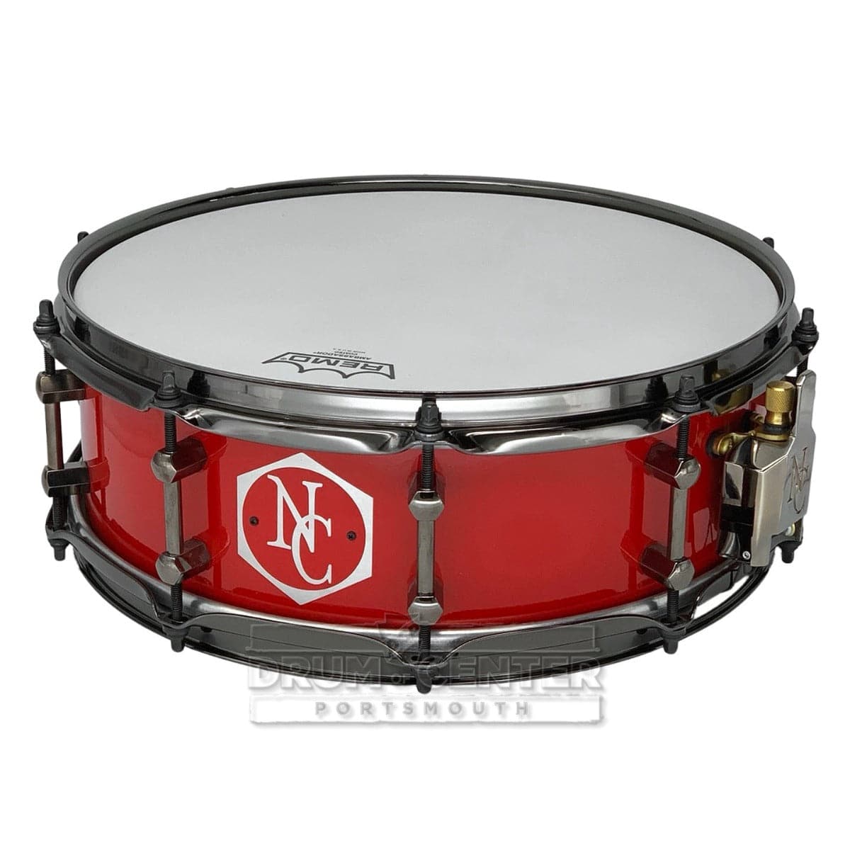 Noble & Cooley Alloy Classic Painted Snare Drum 14x4.75 Fire Engine Red w/Black Hw