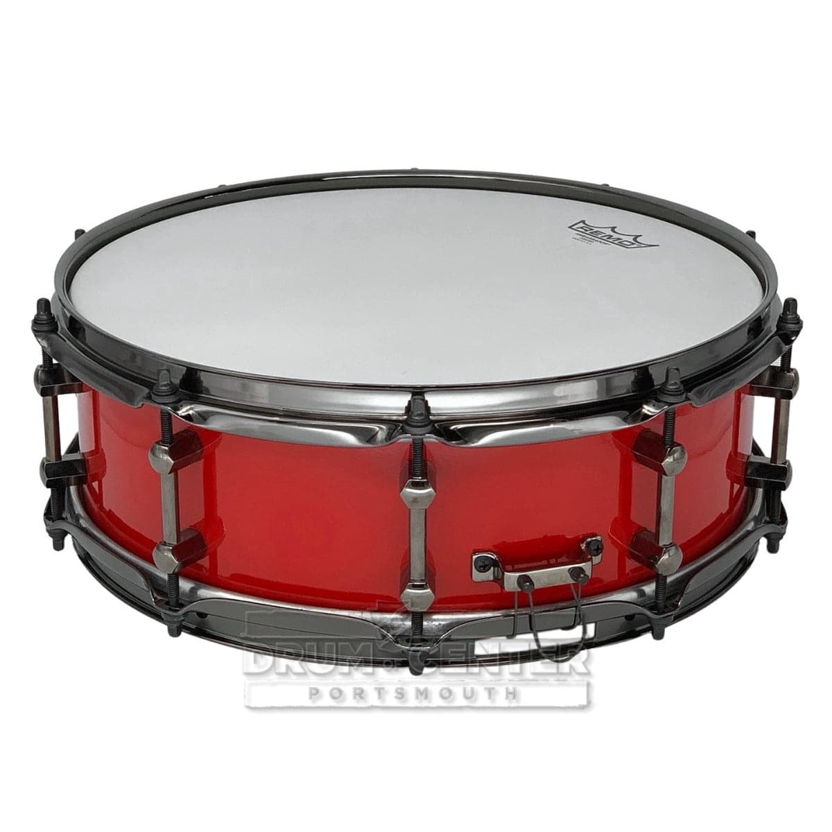 Noble & Cooley Alloy Classic Painted Snare Drum 14x4.75 Fire Engine Red w/Black Hw