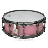 Noble & Cooley Alloy Classic Painted Snare Drum 14x4.75 Flat Pink w/Black Hw