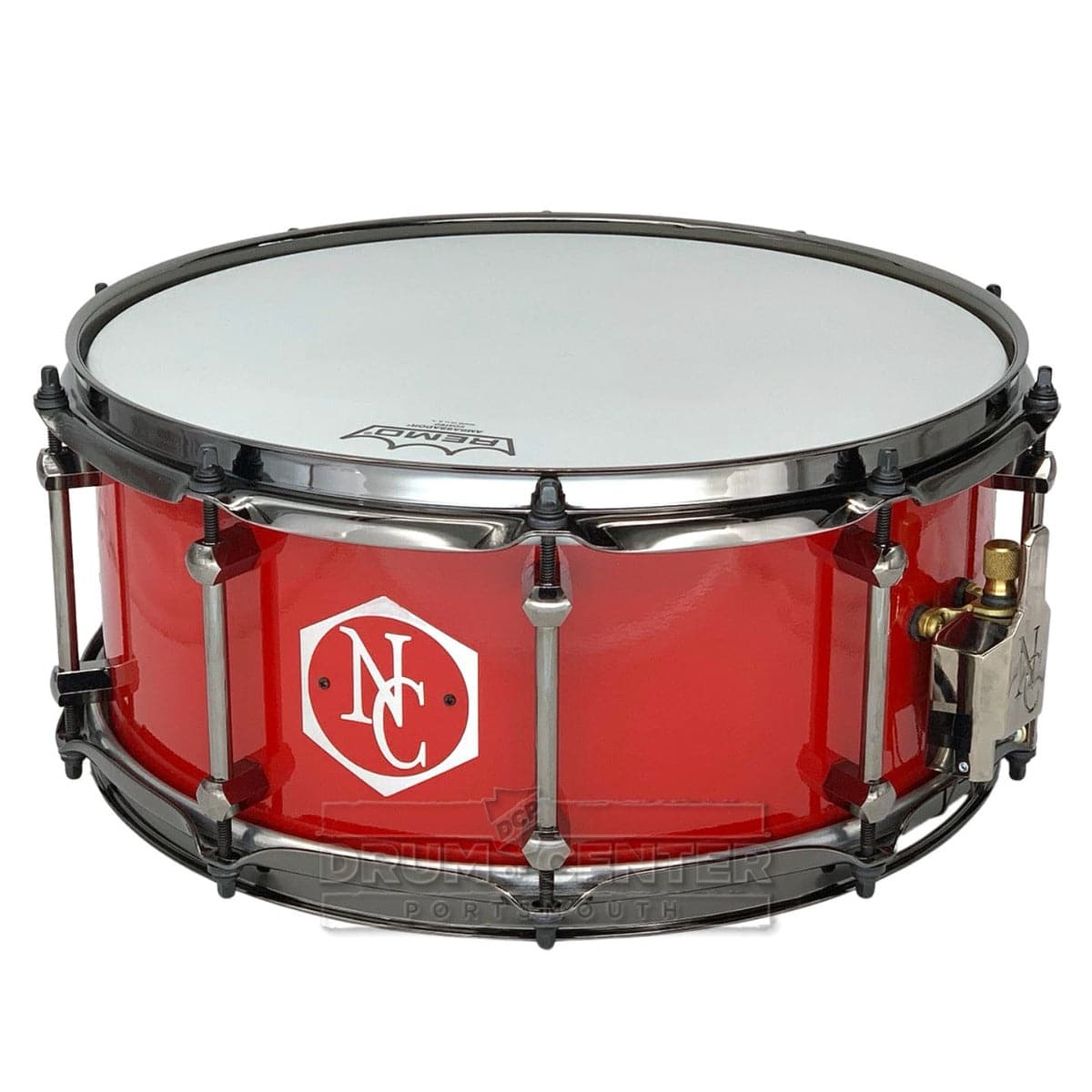 Noble & Cooley Alloy Classic Painted Snare Drum 14x6 Fire Engine Red w/Black Hw