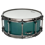 Noble & Cooley Alloy Classic Painted Snare Drum 14x6 Flat Emerald Green w/Black Hw
