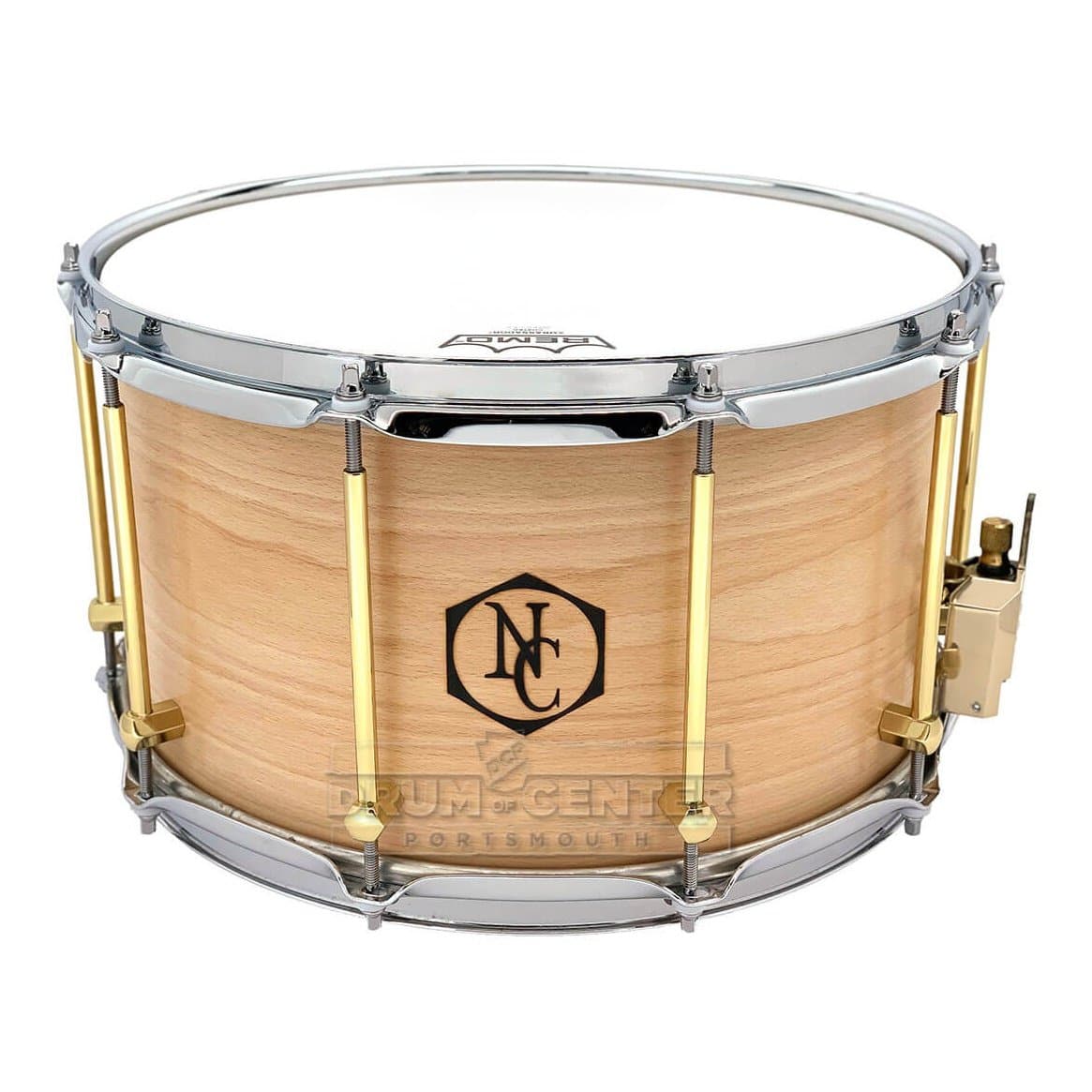 Noble & Cooley Solid Shell Classic Beech Snare Drum 14x8 Natural Oil