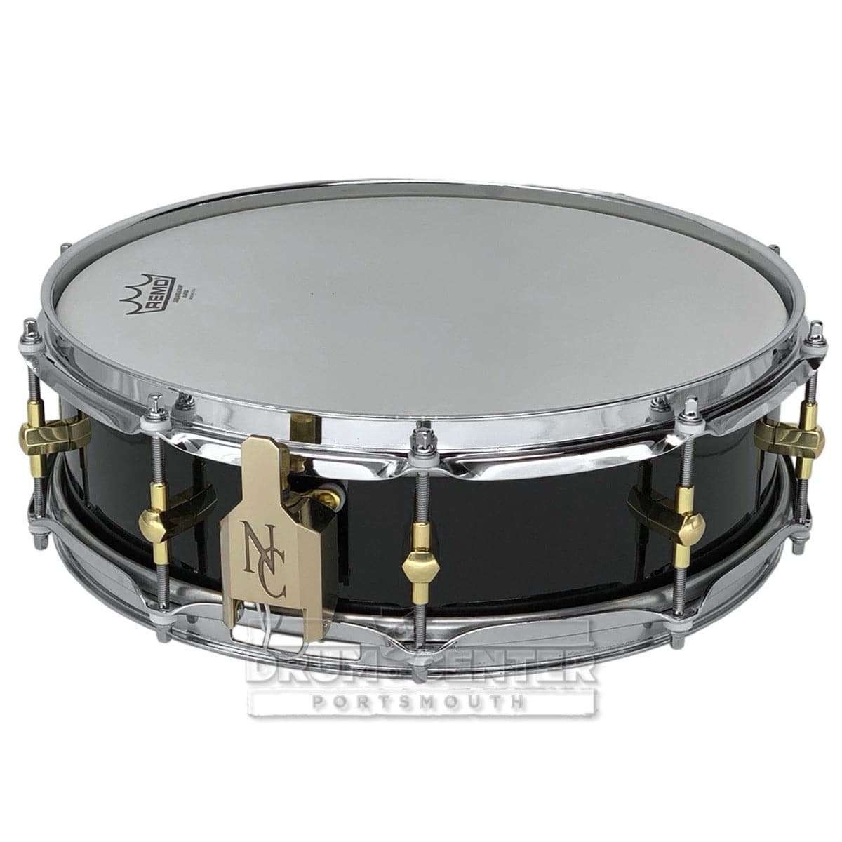 Noble & Cooley Solid Shell Classic Maple Snare Drum 14x3 7/8 Piano Black Gloss