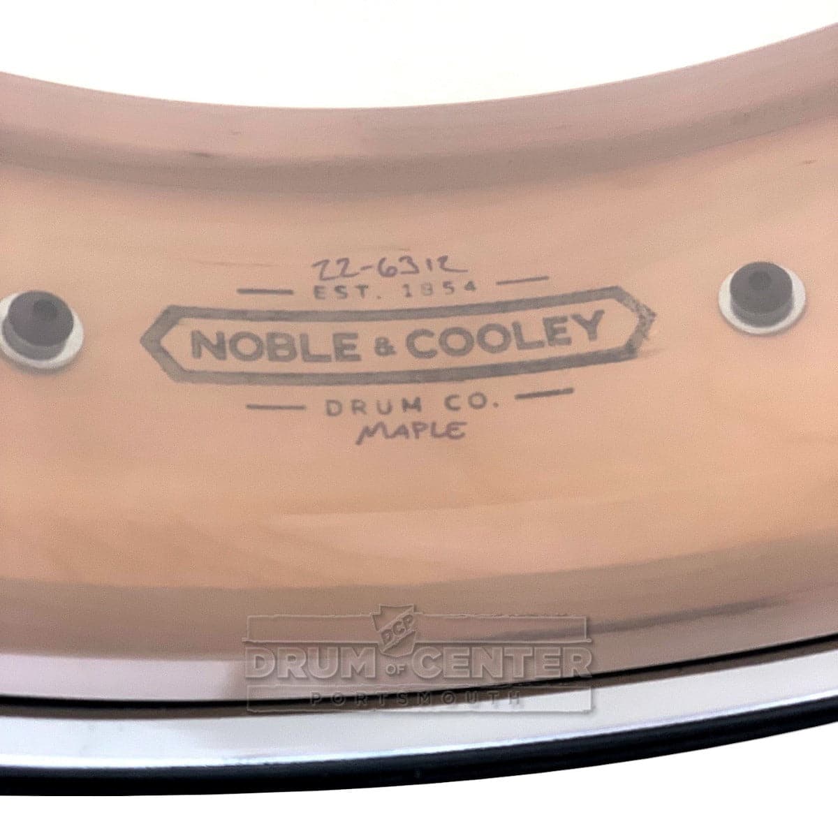 Noble & Cooley Solid Shell Classic Maple Snare Drum 14x3 7/8 Piano Black Gloss
