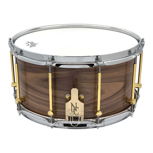 Noble & Cooley Solid Shell Classic Walnut Snare Drum 14x7 Natural Oil