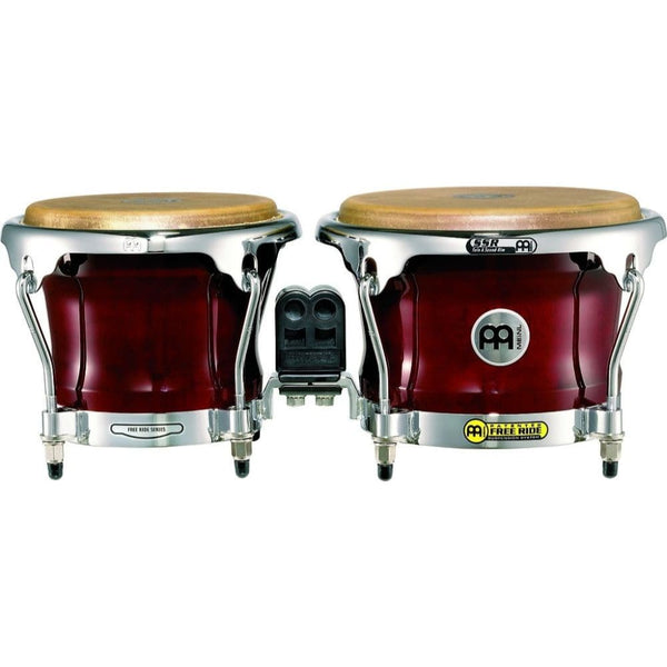 Meinl Free Ride Series Wood Bongos 7 & 8 1/2 Cherry Red