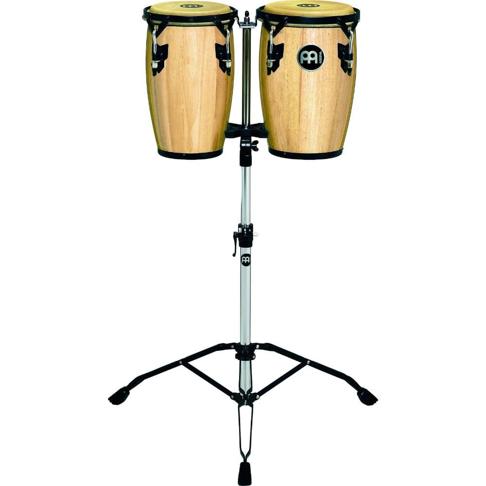 Meinl Wood Conguitas 8 & 9 with Stands Natural