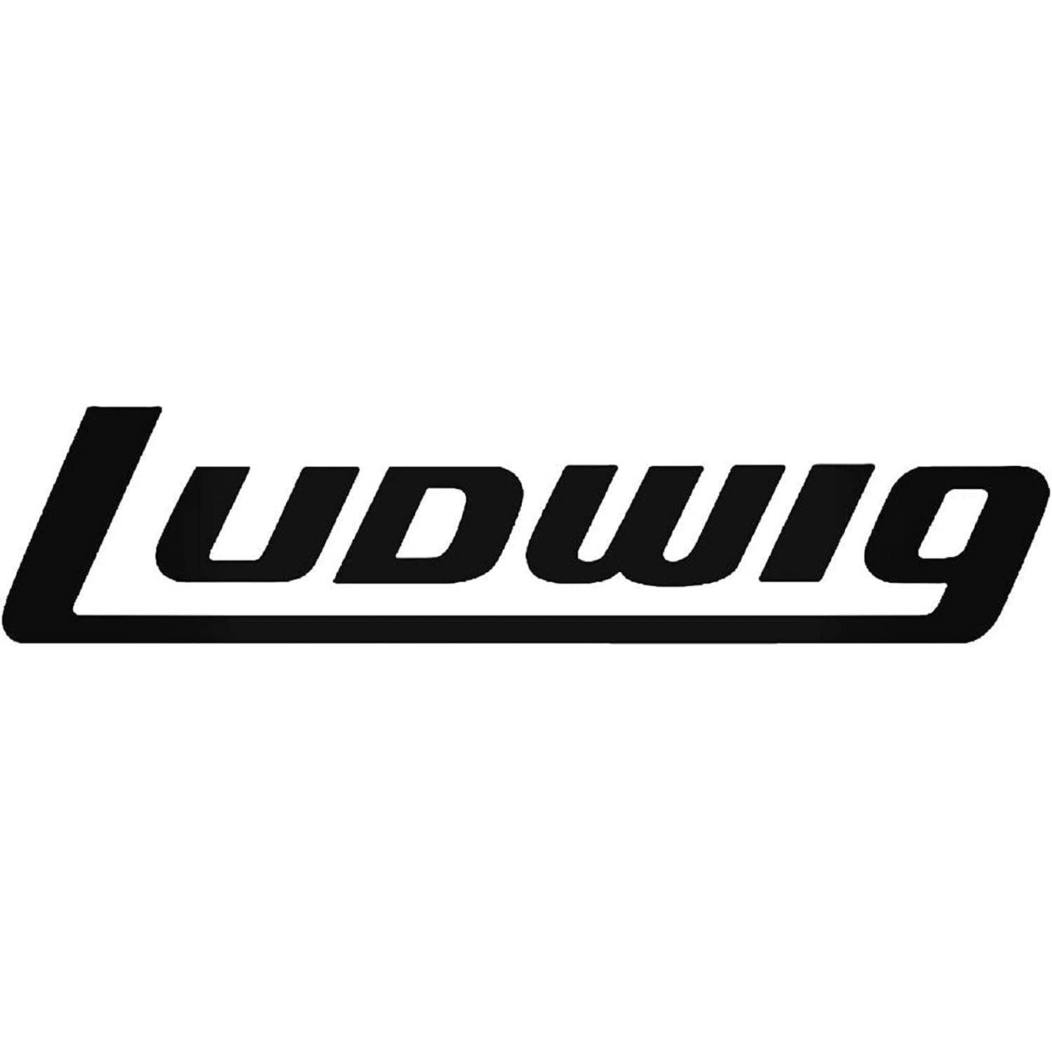 Ludwig P0414B Bass Drum Decal Black 13"