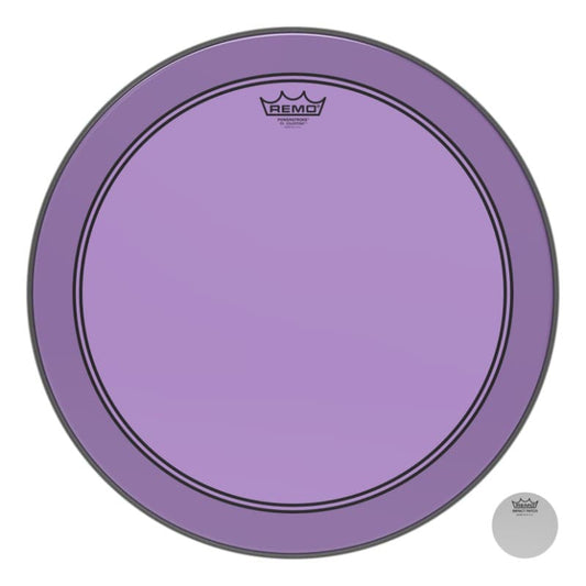 Remo Colortone Purple Powerstroke P3 Colortone 18 Inch Bass Drum Head