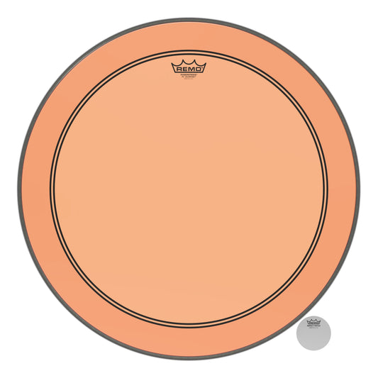 Remo Powerstroke P3 Colortone Orange 24 Inch Bass Drum Head